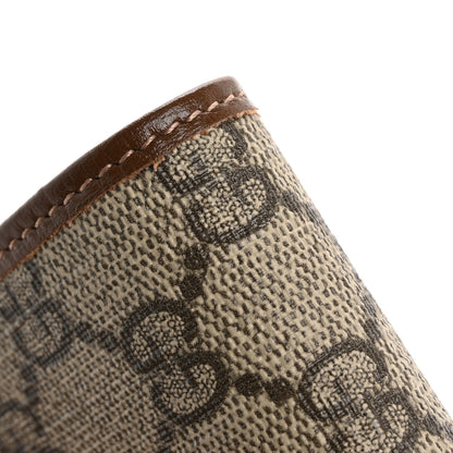 Gucci GG Supreme Monogram Horsebit 1955 Card Case Wallet Beige Ebony Brown Sugar 10 of 11