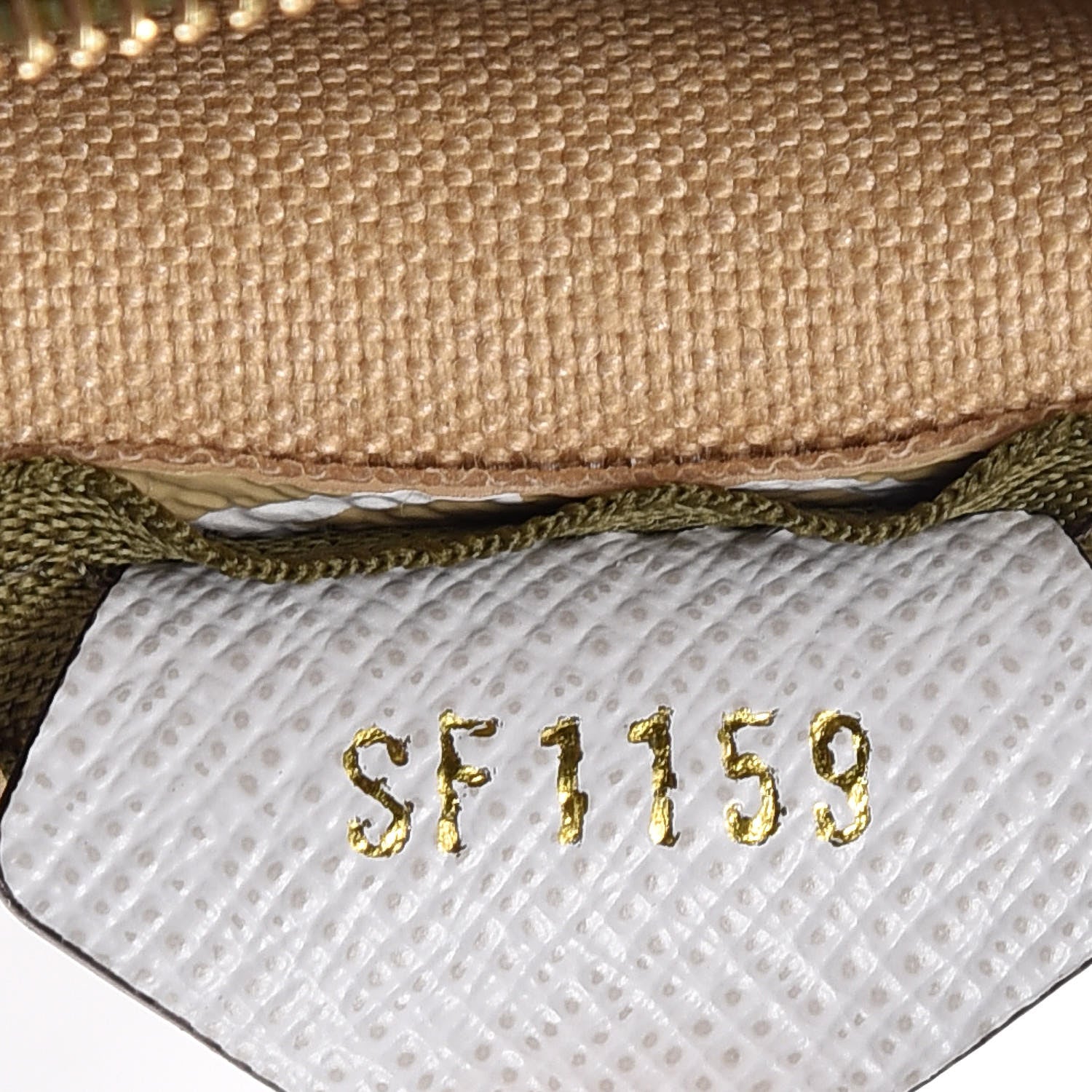 Louis Vuitton Monogram Giant Micro Pochette Accessories Kaki White 6 of 7