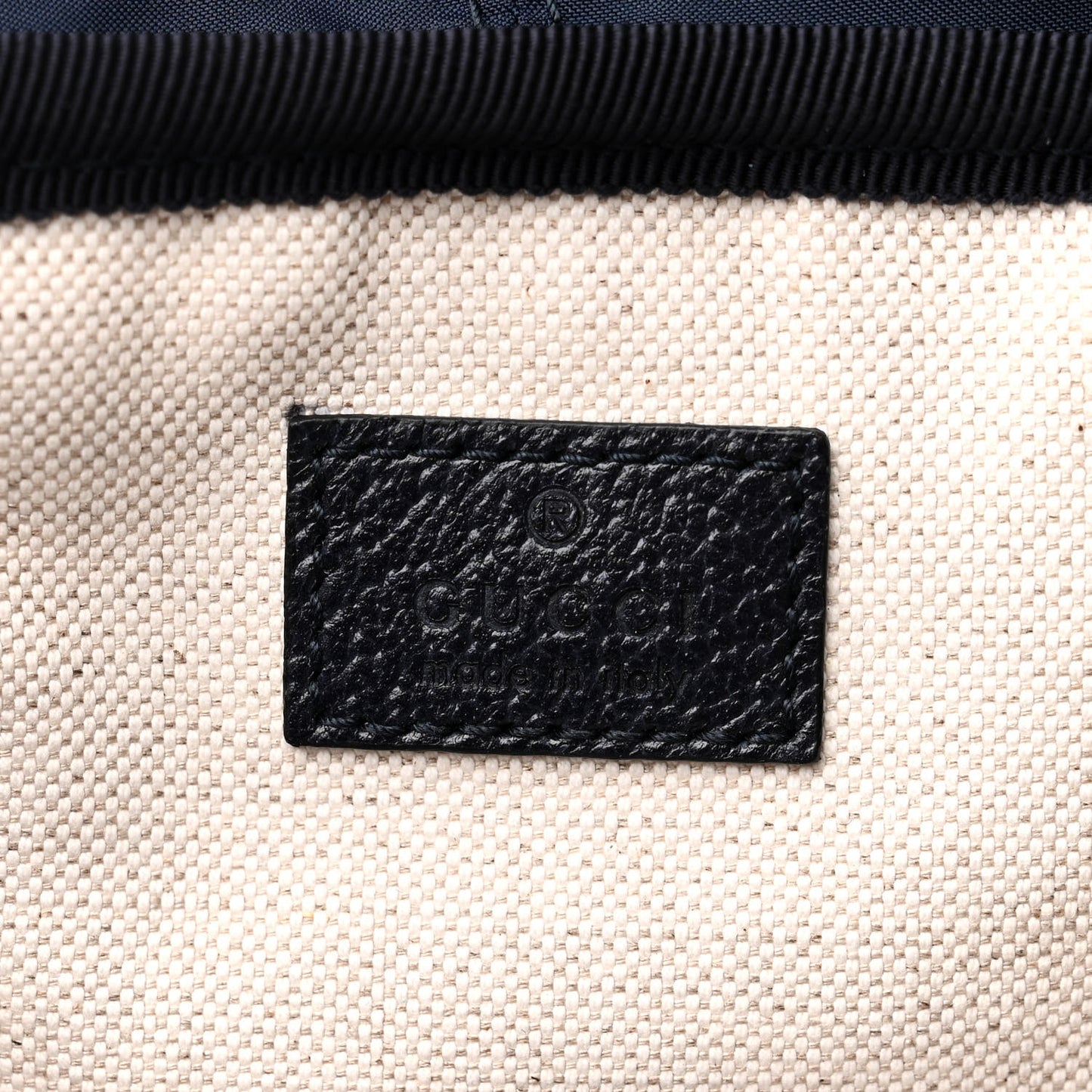 GG Supreme Monogram Medium Ophidia Double Buckle Backpack Beige Blue Black