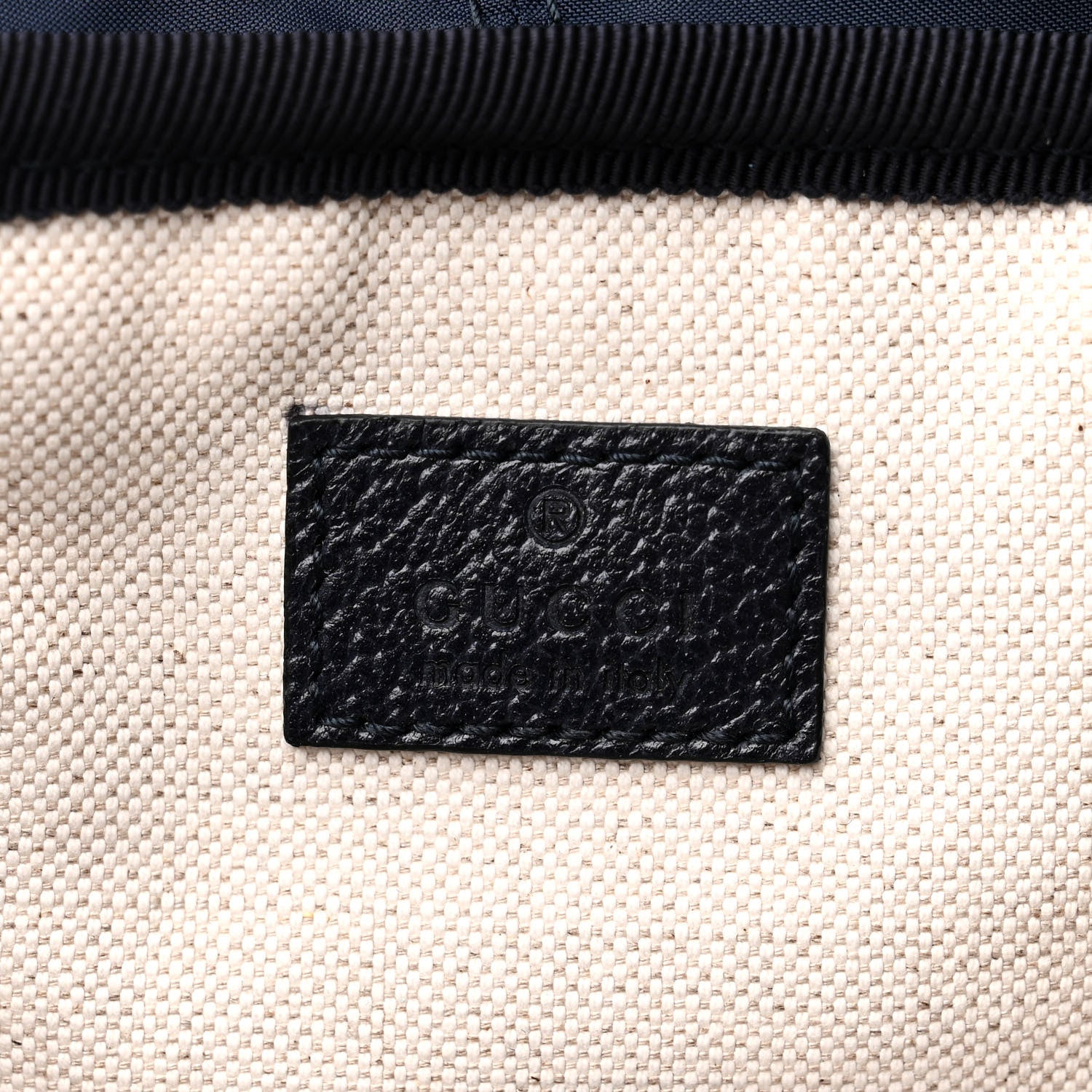 Gucci GG Supreme Monogram Medium Ophidia Double Buckle Backpack Beige Blue Black 6 of 11