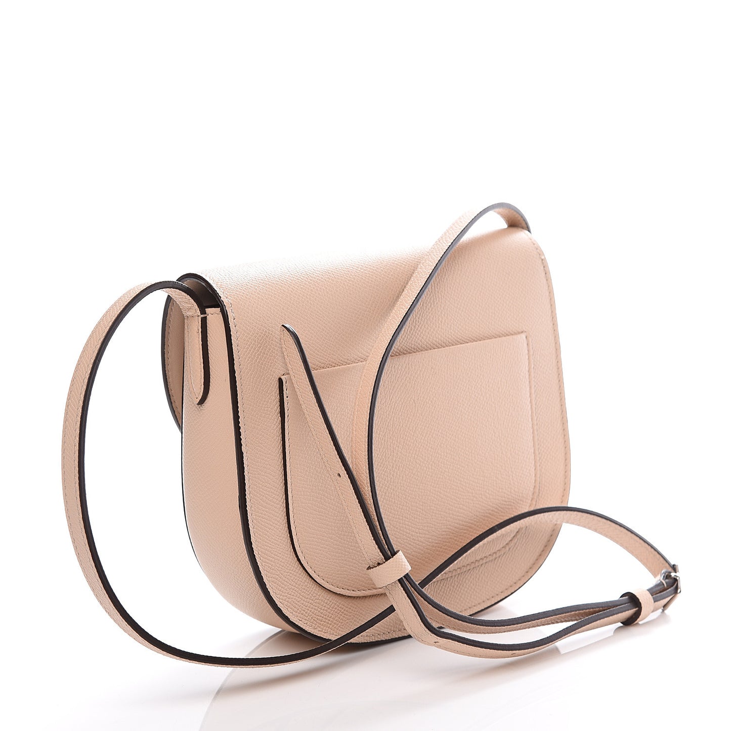 Grained Calfskin Small Trotteur Light Taupe