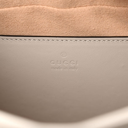 Gucci Calfskin Matelasse Small GG Marmont Chain Shoulder Bag Light Grey 6 of 11