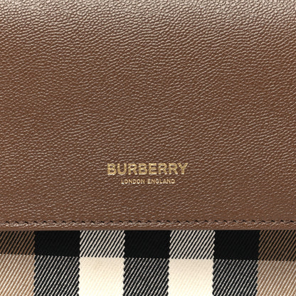 Burberry Grained Calfskin House Check Tartan Mix New Hampshire Earth 8 of 11