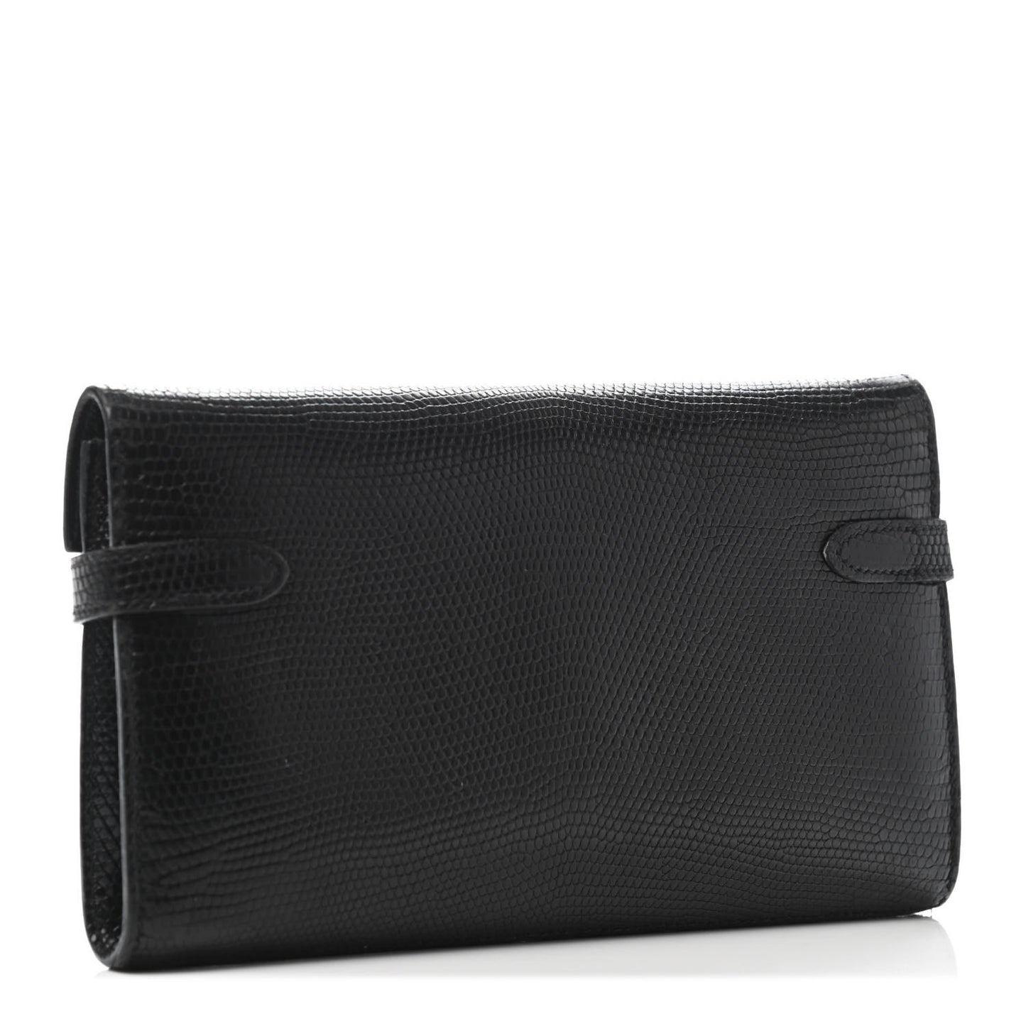 Lizard Kelly Longue Wallet Black