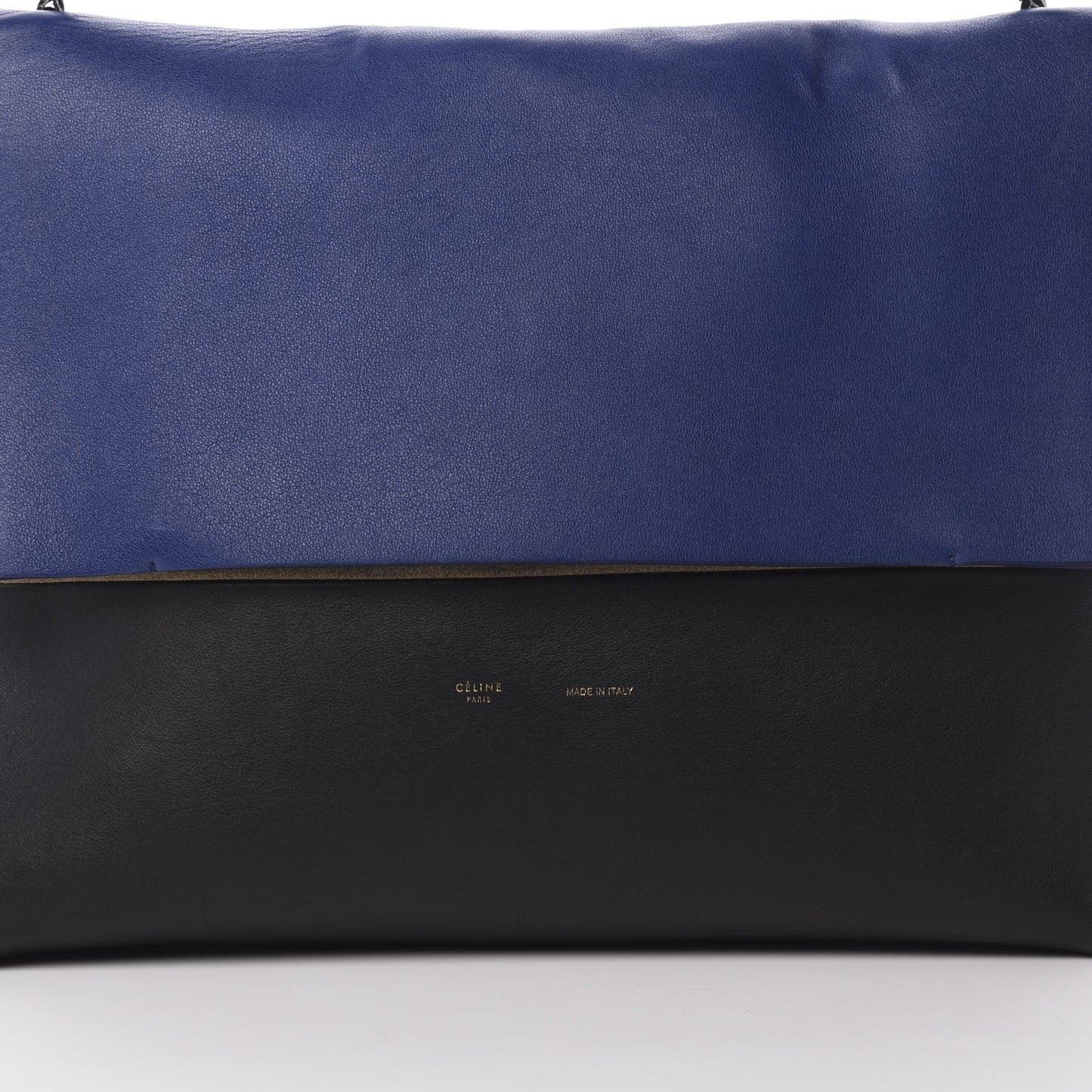 Calfskin Suede All Soft Shoulder Bag Indigo