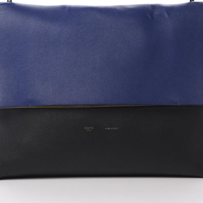 Celine Calfskin Suede All Soft Shoulder Bag Indigo 6 of 14