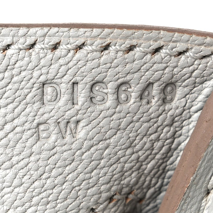 Hermes Togo Birkin 30 Gris Perle 7 of 12