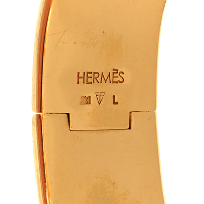 Hermes Enamel Wide Clic Clac H Bracelet PM Black 4 of 4