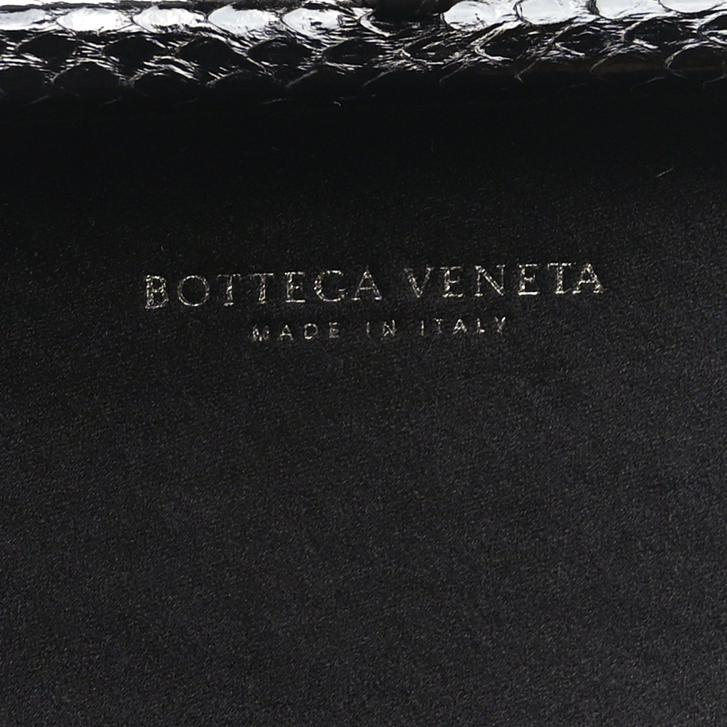 Satin Ayers Intreccio Impero Stretch Knot Clutch Black