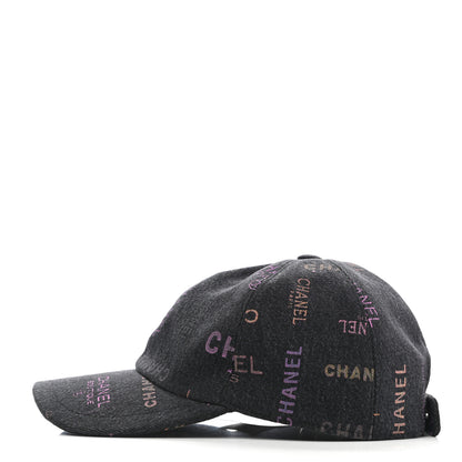 Chanel Cotton Mood Cap Hat Black Multicolor 4 of 10