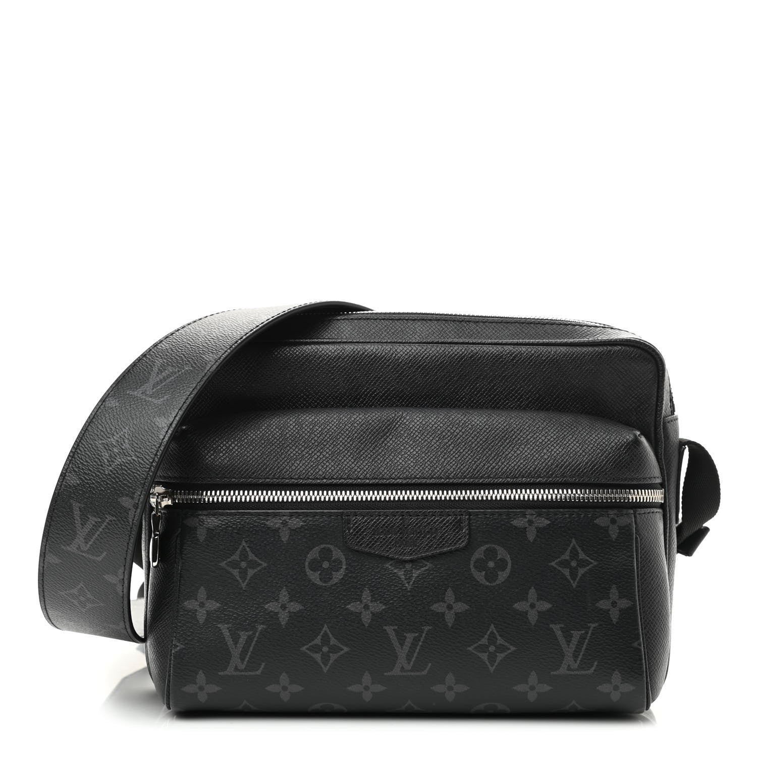 Louis Vuitton Taiga Monogram Eclipse Outdoor Messenger Black 1 of 10