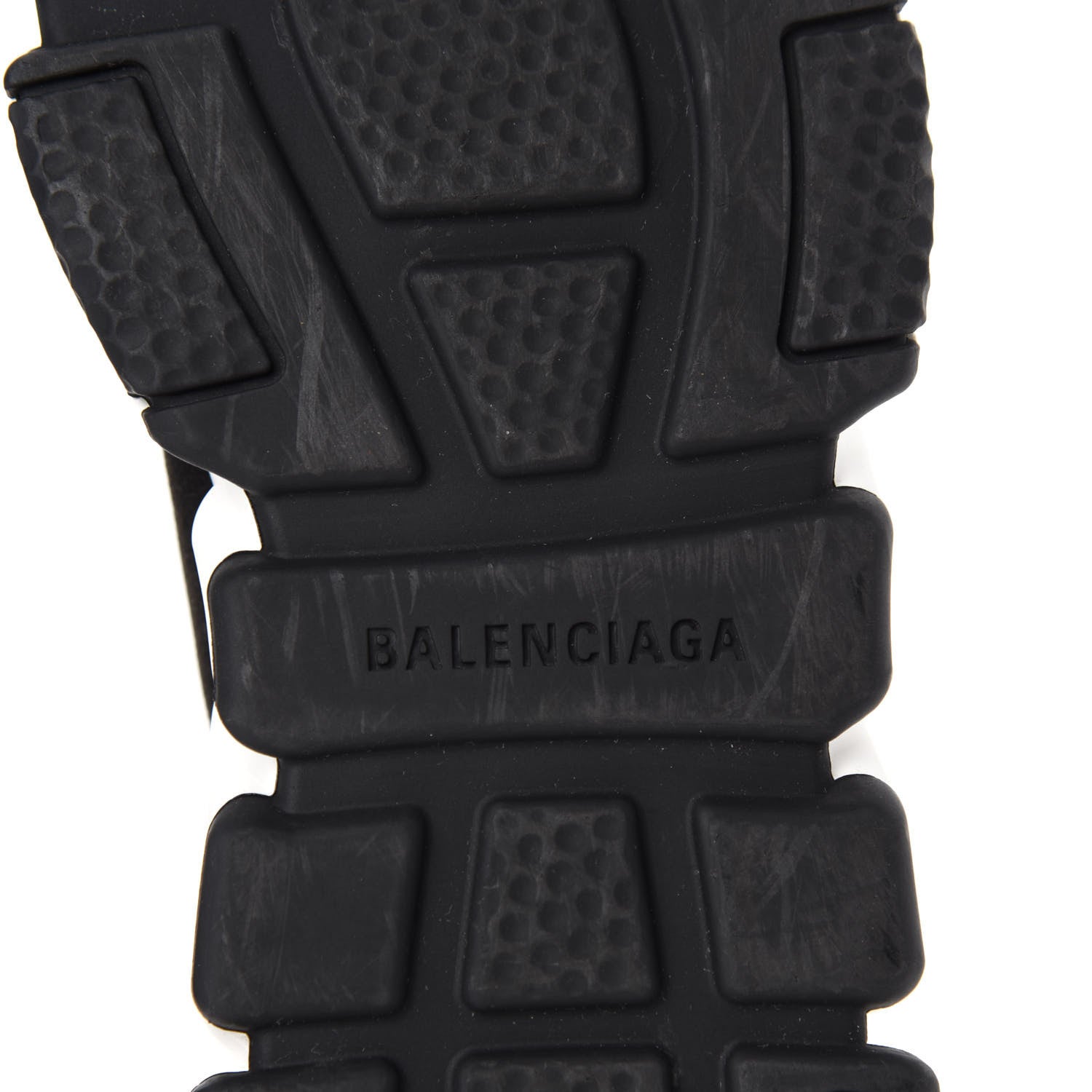 Balenciaga Neoprene Knit Womens Speed Clear Sole Sneakers 37 Black White 6 of 9