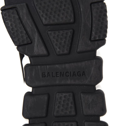Balenciaga Neoprene Knit Womens Speed Clear Sole Sneakers 37 Black White 6 of 9