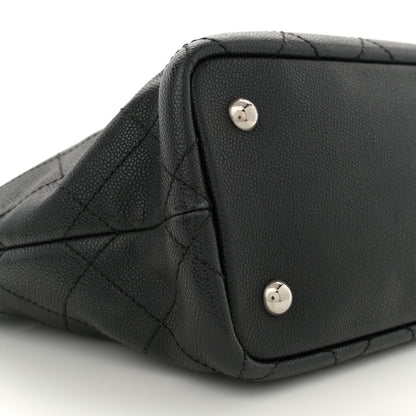 Chanel Grained Calfskin Shopping Fever Tote Black 10 of 13
