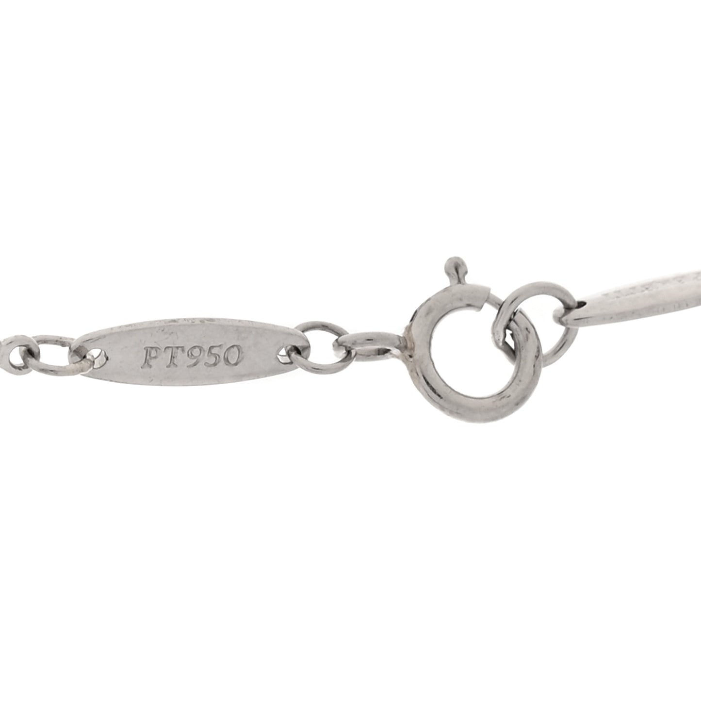 Platinum Diamond Elsa Peretti .51ctw Diamonds by the Yard Sprinkle Necklace