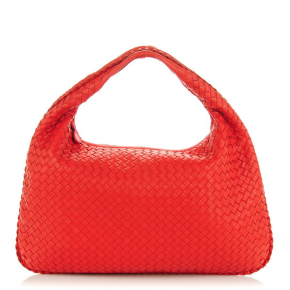 Bottega Veneta Nappa Intrecciato Large Veneta Hobo Corniola 1 of 8