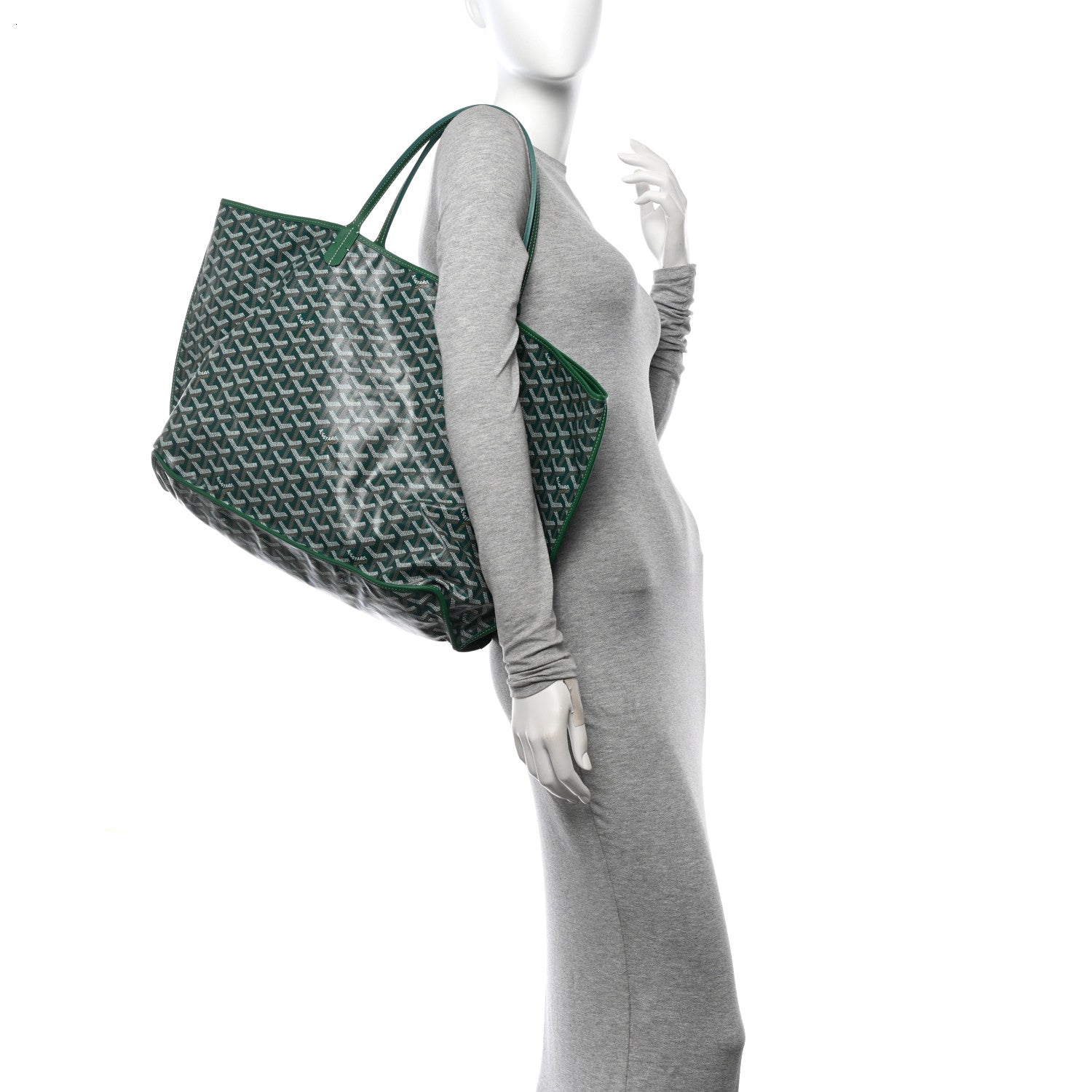 Goyard Goyardine Reversible Anjou GM Green 2 of 19