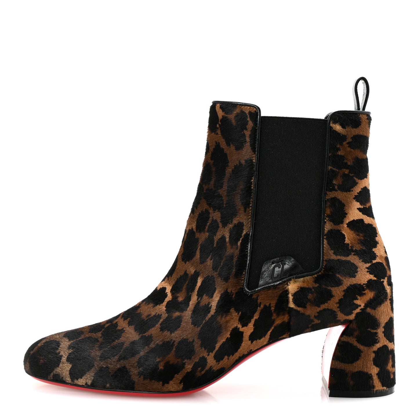 Pony Kid Leopard Turelastic 55 Ankle Boots 41 Brown Black