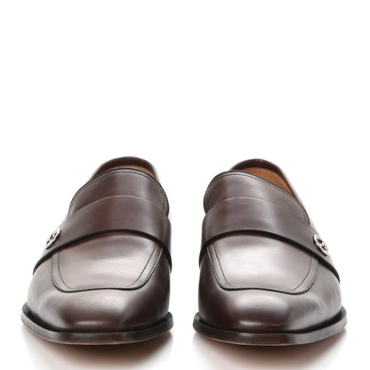 Gucci Spirit Calfskin Mens Broadwick Loafers 13 Cocoa 2 of 10