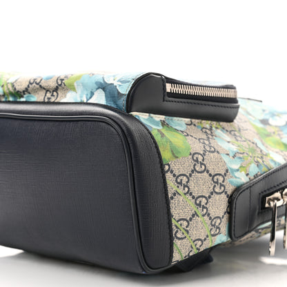 Gucci GG Supreme Monogram Blooms Small Day Backpack Blue 10 of 10