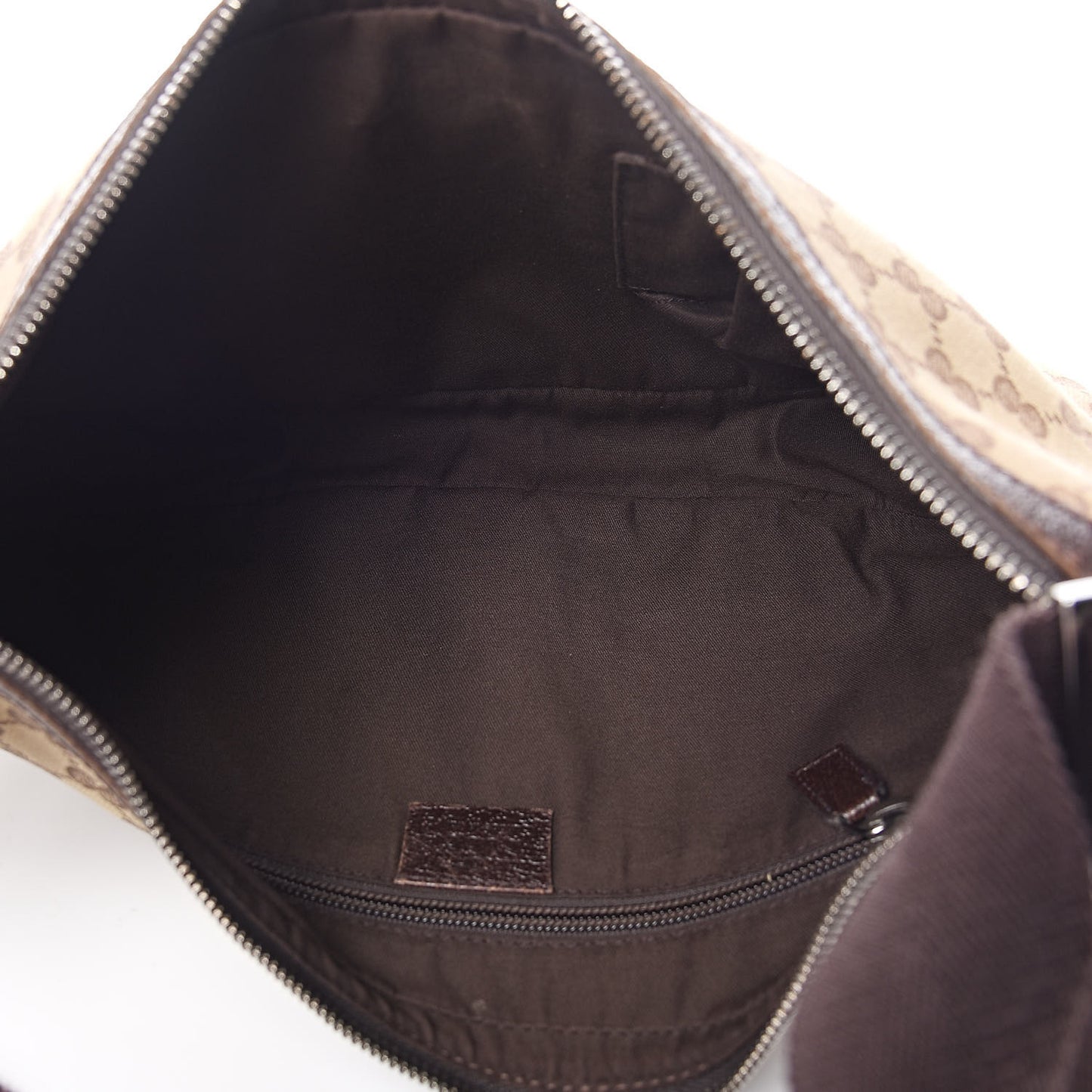 Monogram Medium Half Moon Hobo Dark Brown