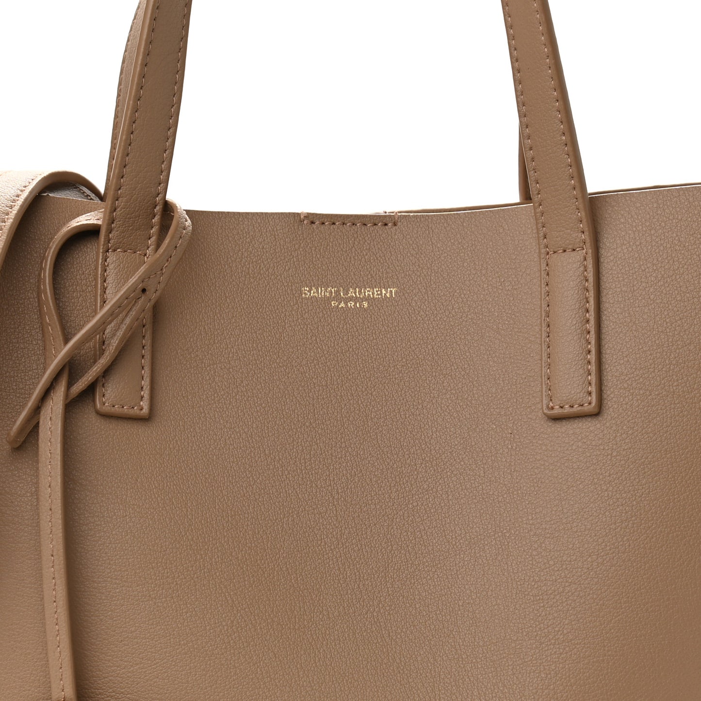 Calfskin Toy Shopping Tote Dark Toffee