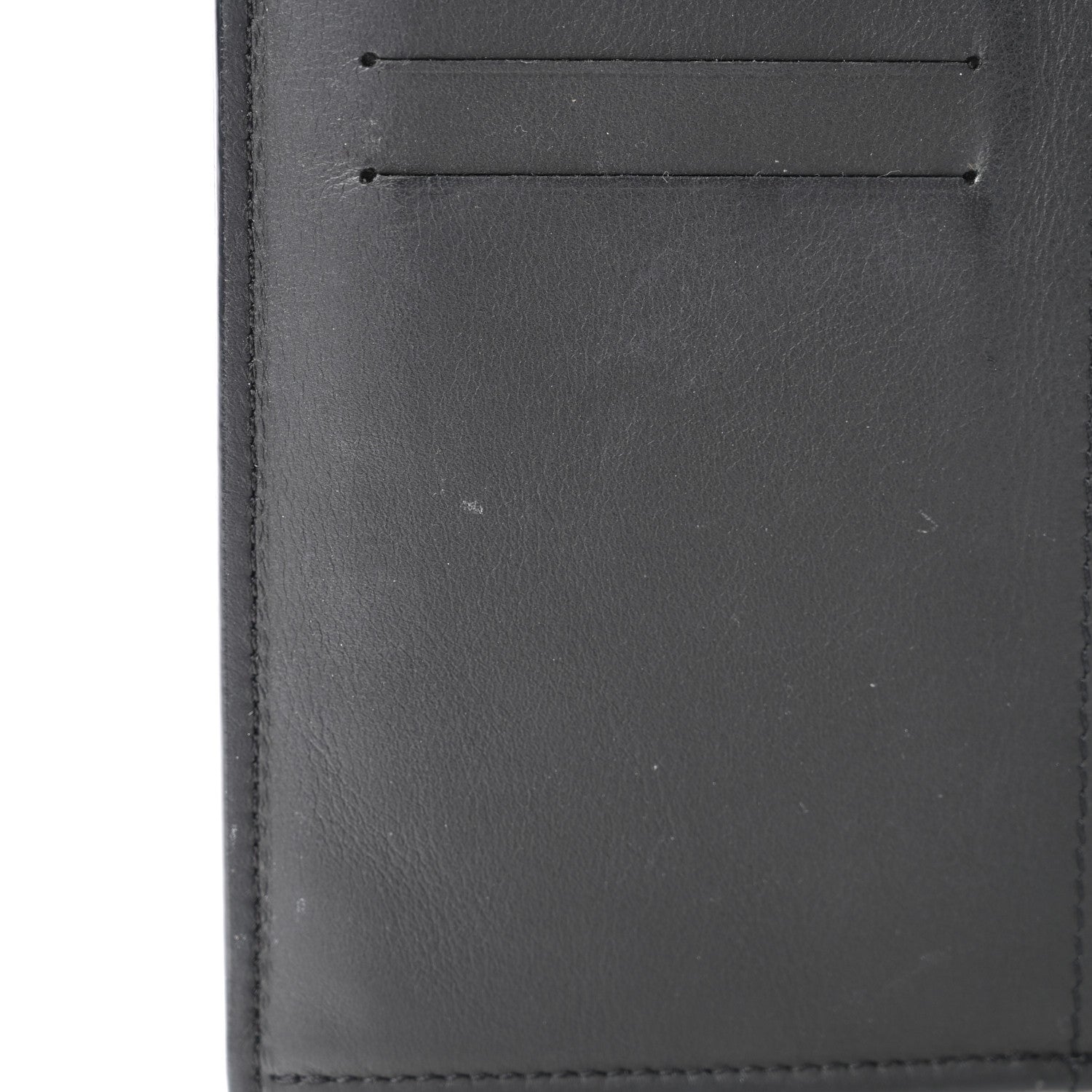 Louis Vuitton Calfskin Monogram Shadow Brazza Wallet Black 7 of 9