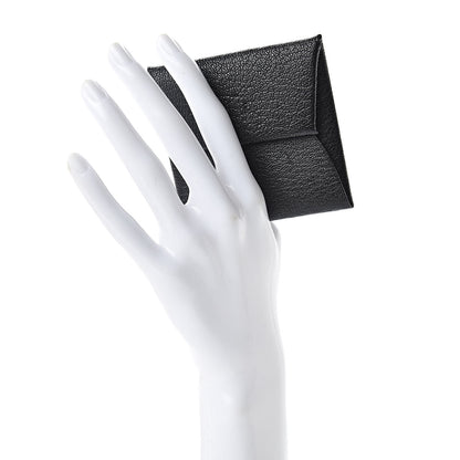 Hermes Chevre Mysore Bastia Coin Purse Black 2 of 8