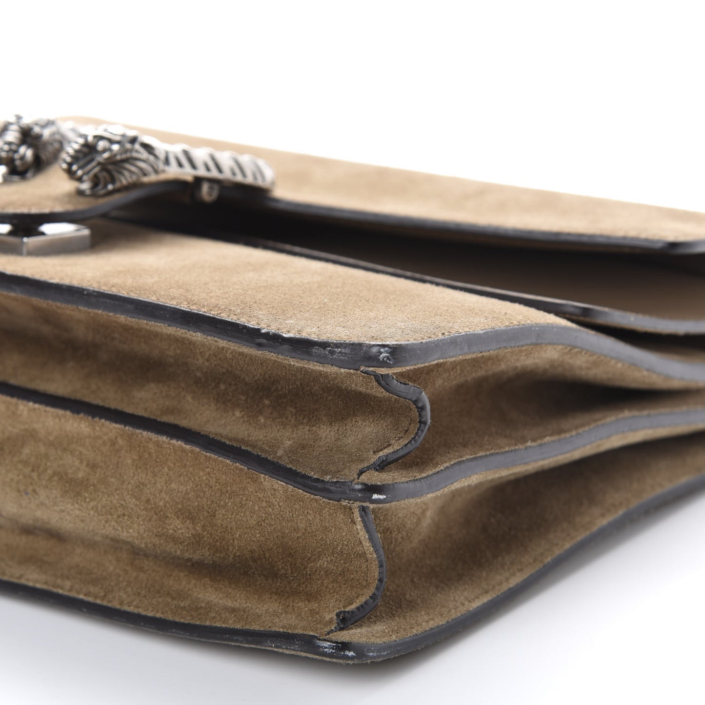 Suede Medium Dionysus Shoulder Bag Taupe