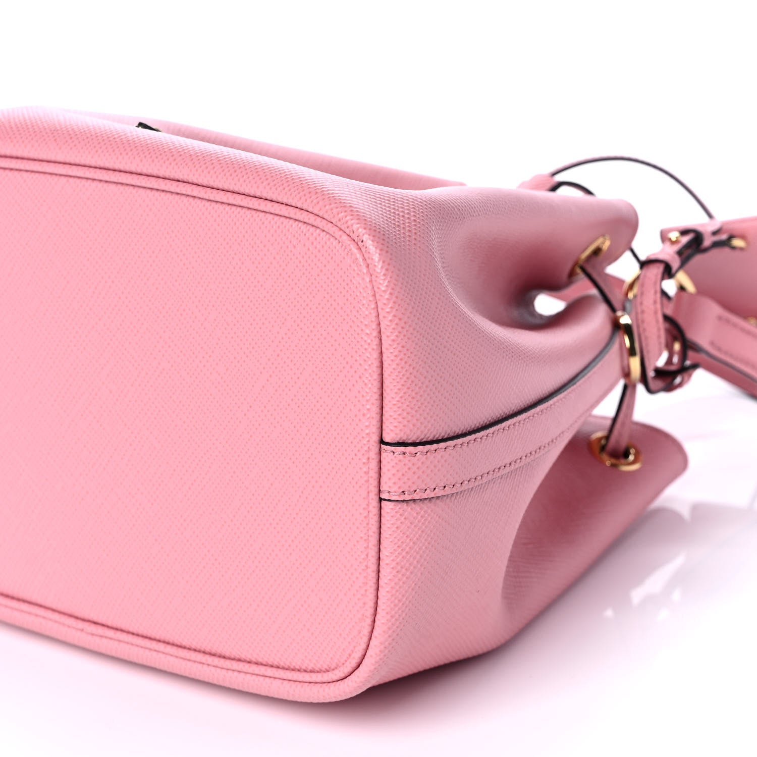 Prada Saffiano Cuir Bucket Bag Petalo 10 of 10