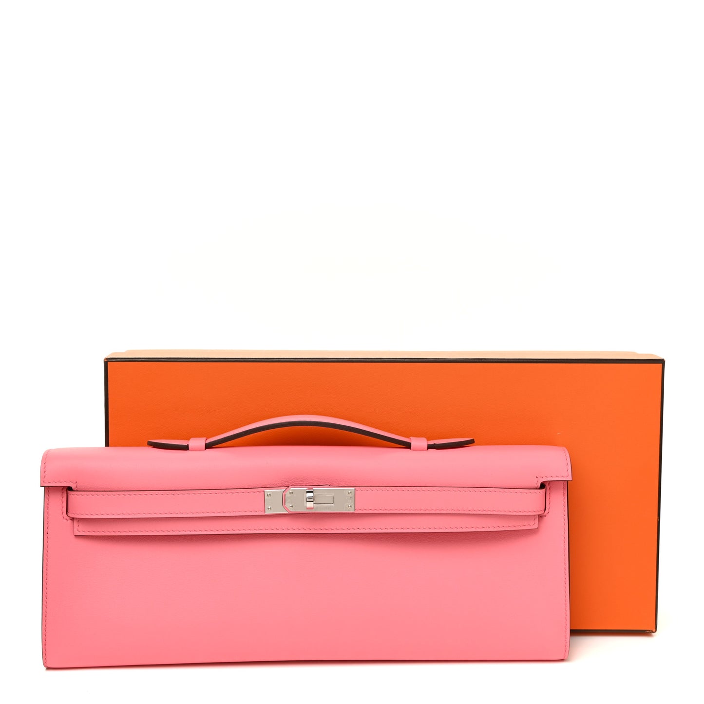 Swift Kelly Cut Clutch Pochette Rose D'Ete