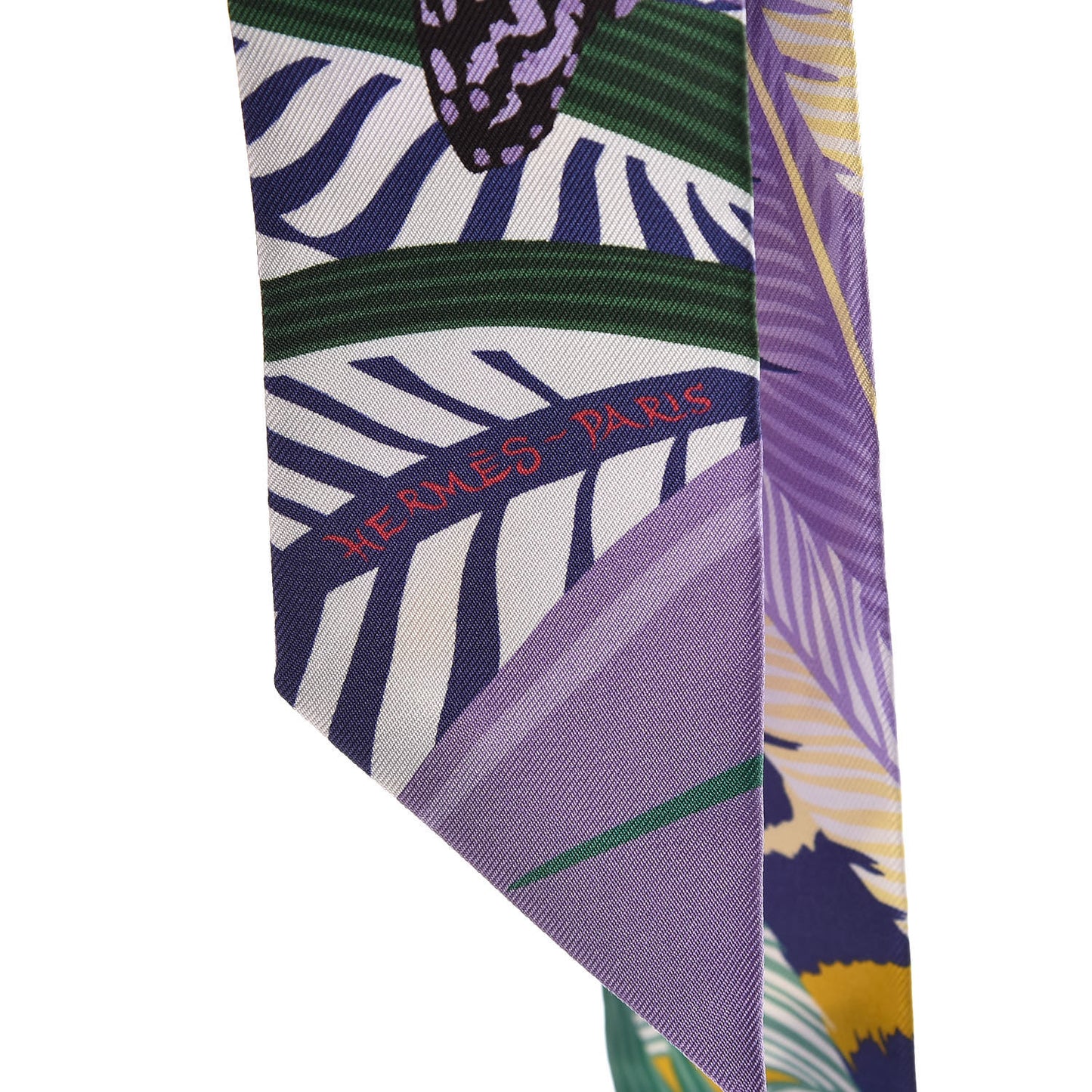 Silk Jaguar Quetzal Twilly Jaune Vert Mauve