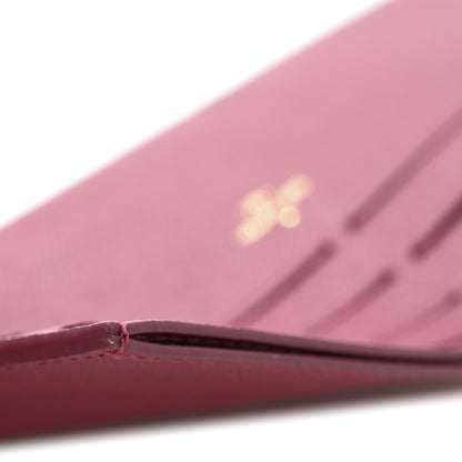 Louis Vuitton Calfskin Felicie Card Holder Insert Fuchsia 7 of 7
