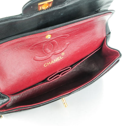 Chanel Lambskin Quilted Small Double Flap Black 5 of 8