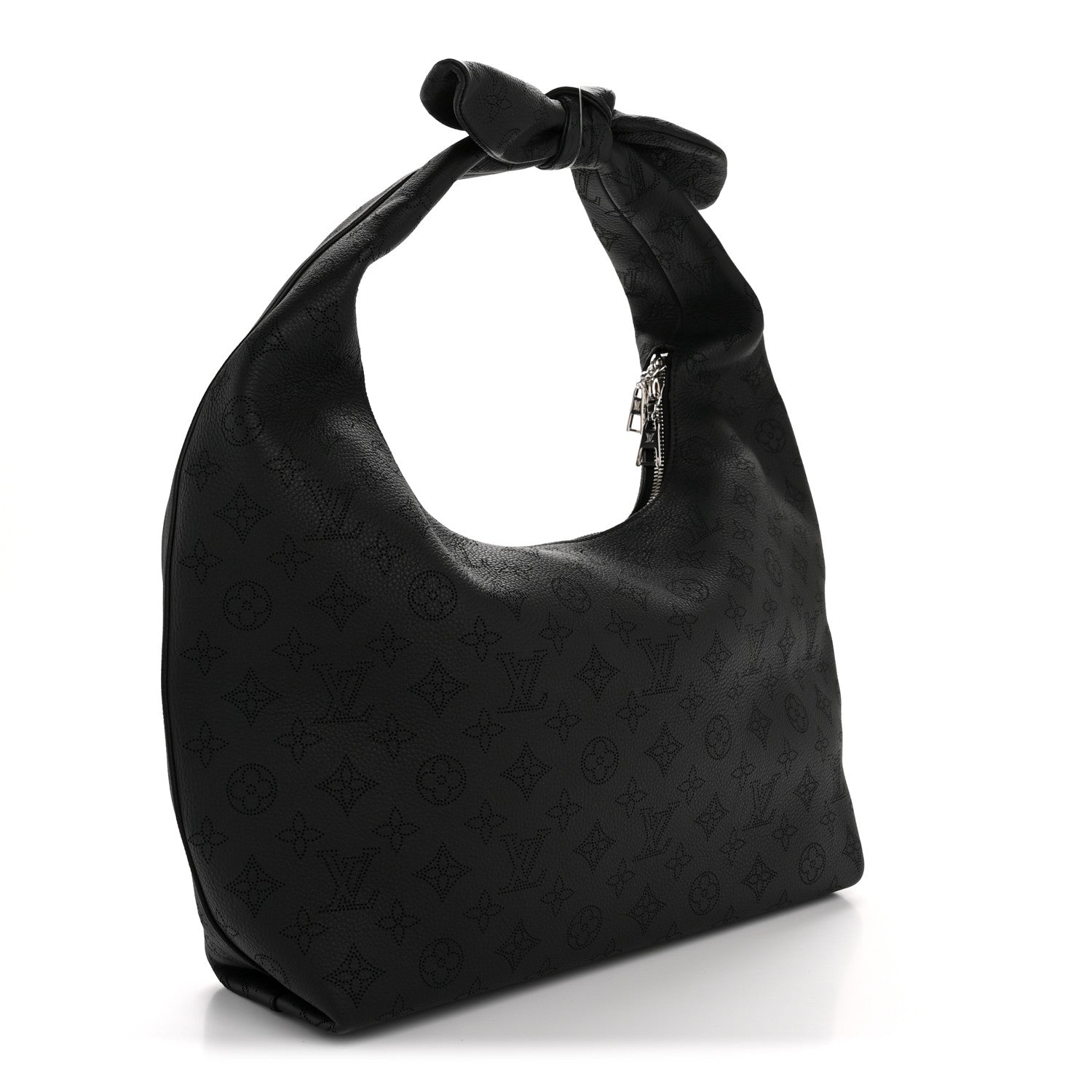 Louis Vuitton Mahina Why Knot MM Black 3 of 9