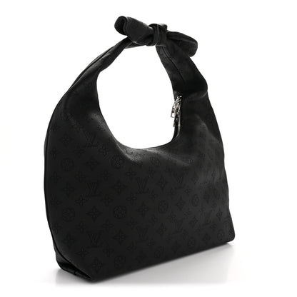 Louis Vuitton Mahina Why Knot MM Black 3 of 9