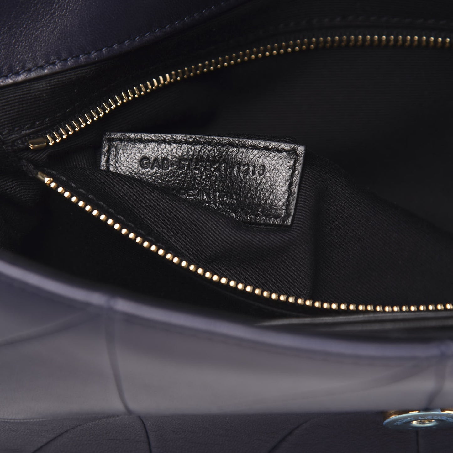 Lambskin Patchwork Monogram Medium Jamie Dark Notte