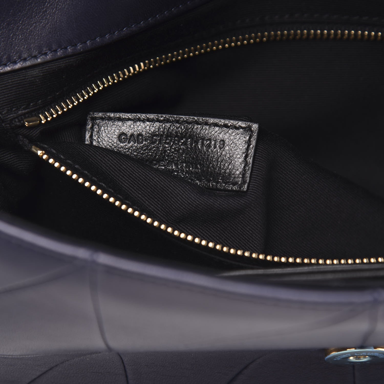 Saint Laurent Lambskin Patchwork Monogram Medium Jamie Dark Notte 6 of 13