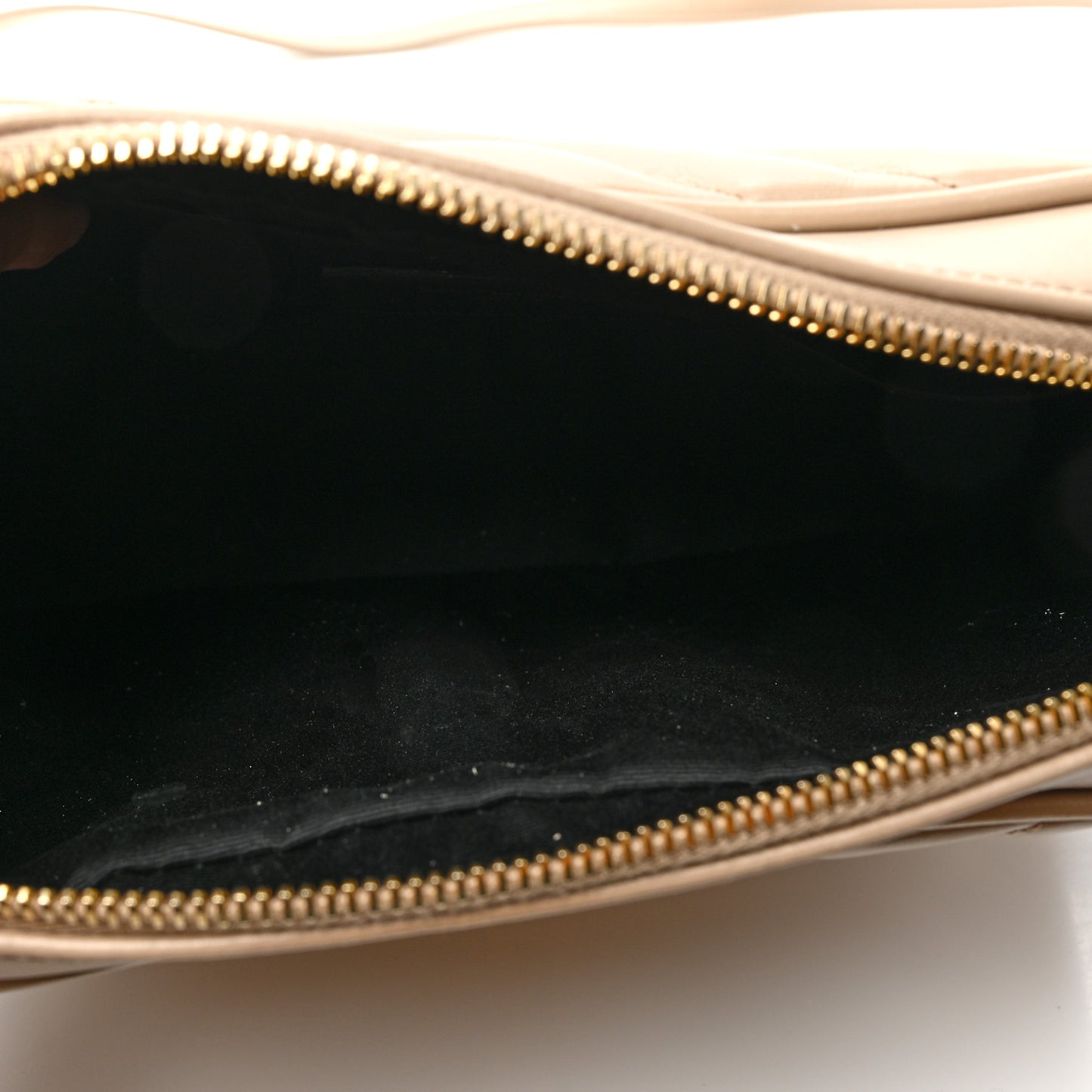 Calfskin Matelasse Monogram Lou Camera Bag Dark Beige