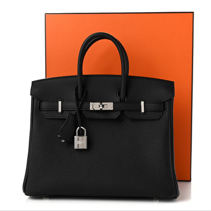 Hermes Togo Birkin 25 Black 10 of 10