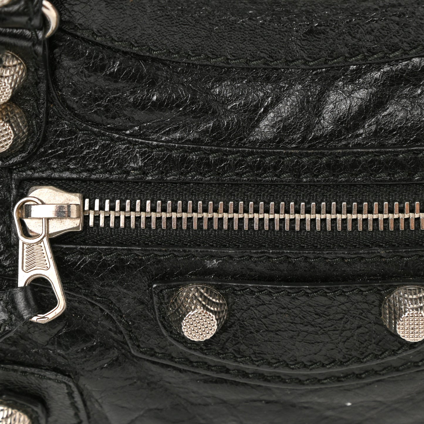 Agneau Giant 12 Silver Hardware Mini City Black