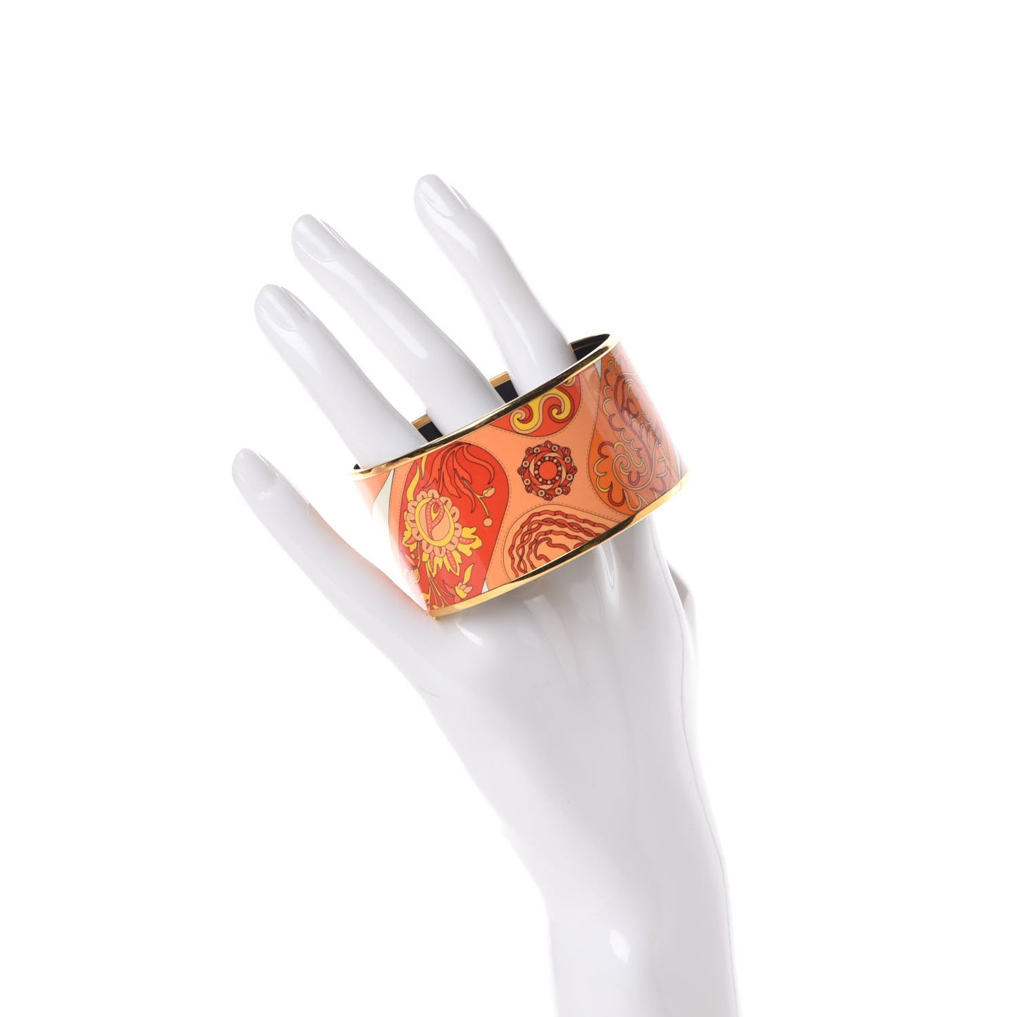 Enamel Printed Extra Wide Festival des Amazones Bracelet 65