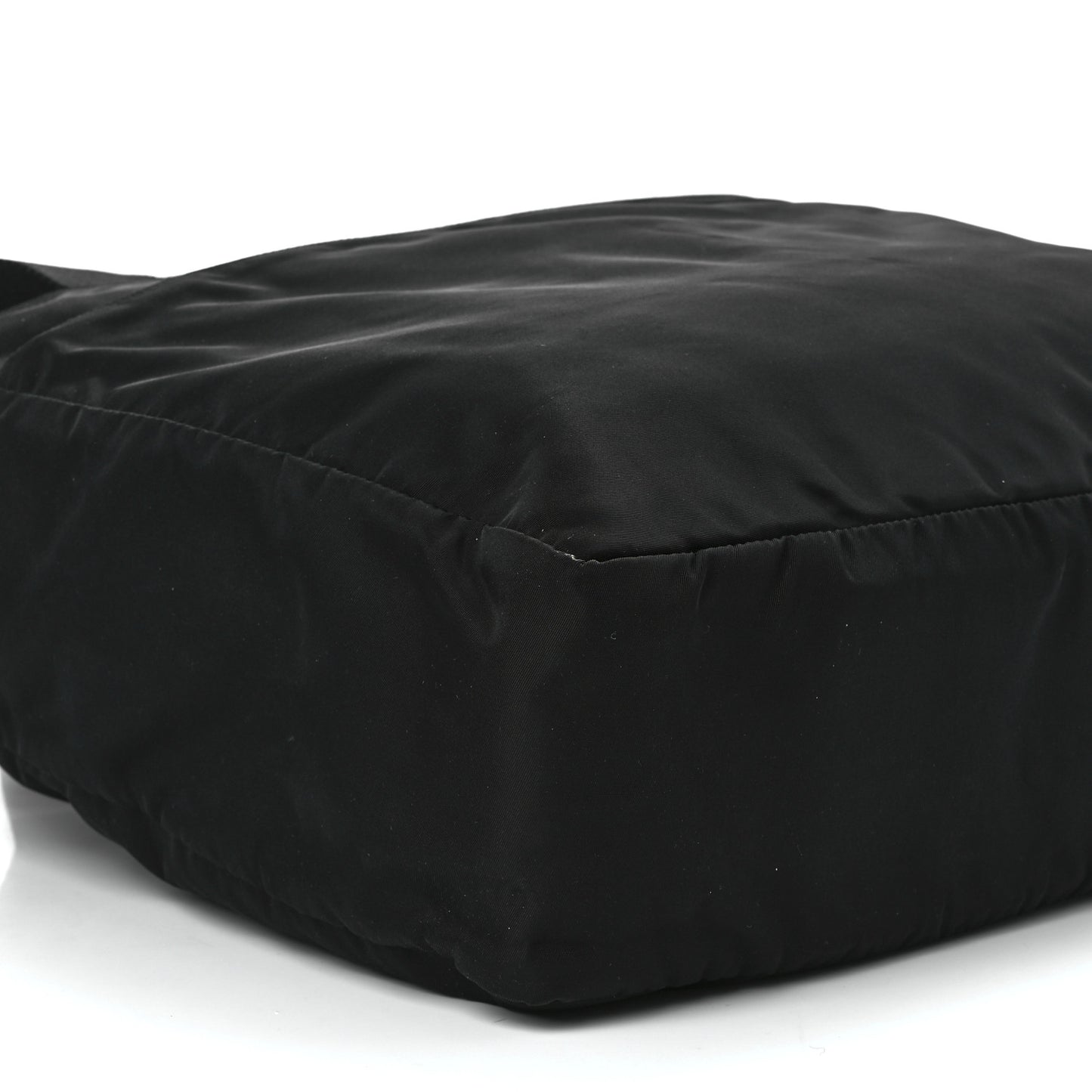 Nylon Vela Large Zip Tote Black
