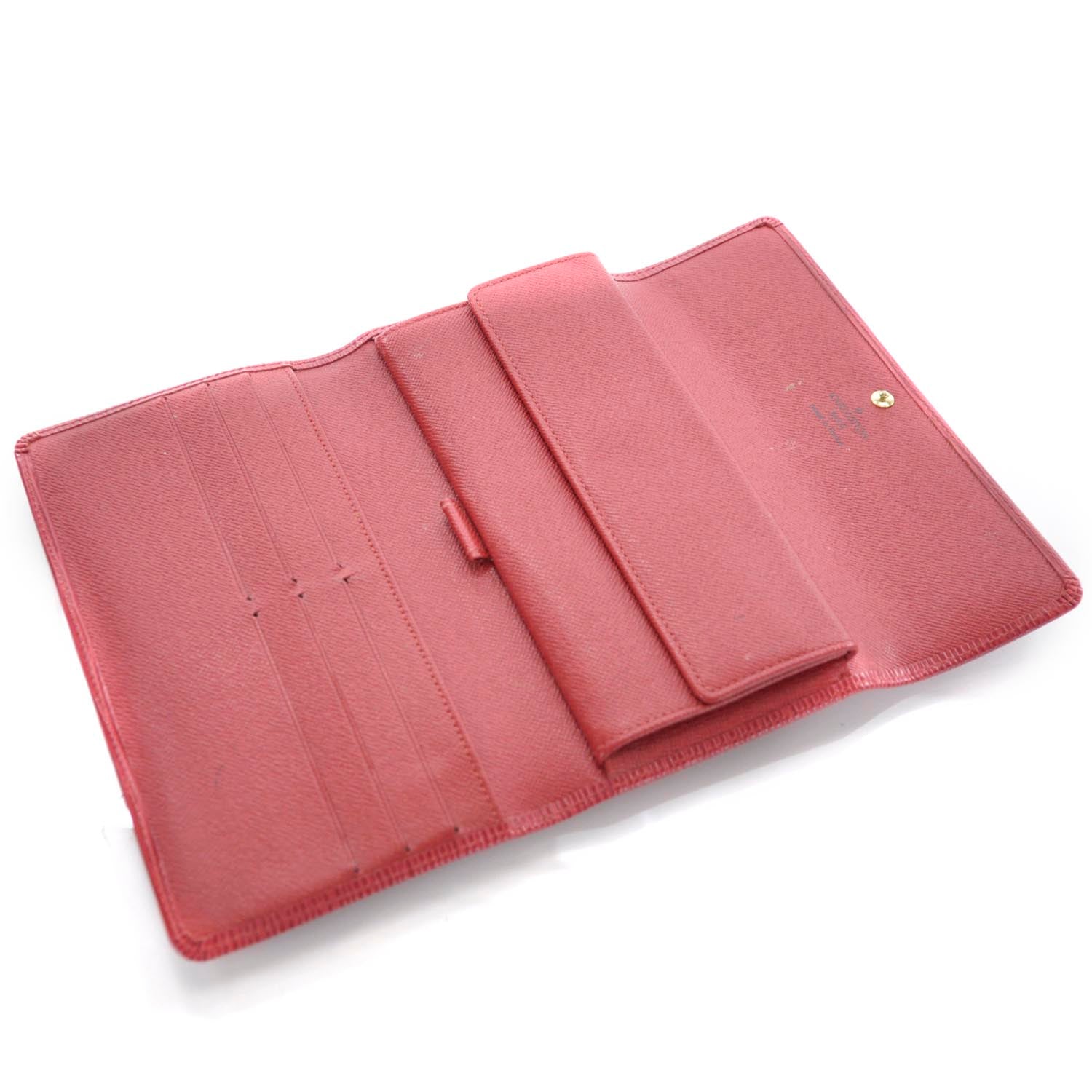 Louis Vuitton Epi Porte Tresor International Wallet Red 5 of 8