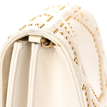 Christian Dior Lambskin Studded Vertical Diorama White 10 of 10