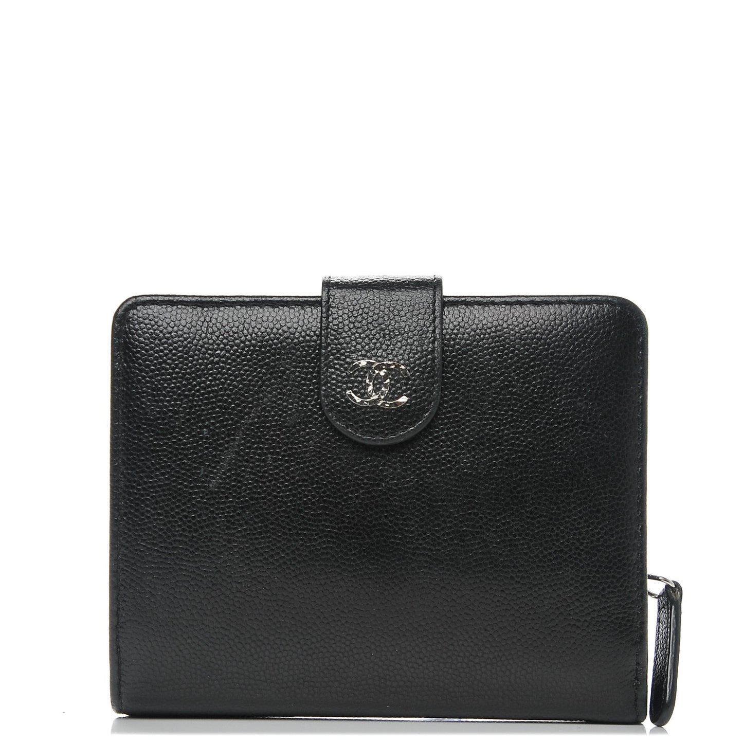 Caviar Sevruga French Compact Wallet Black