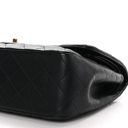Chanel Lambskin Quilted Jumbo Double Flap Black 10 of 13