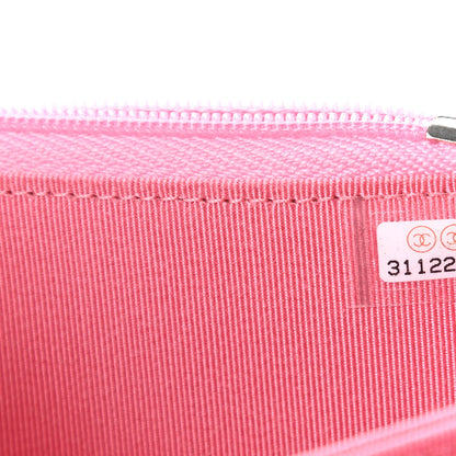 Chanel Caviar Quilted Mini Wallet On Chain WOC Pink 9 of 11