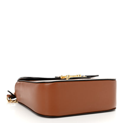 Miu Miu City Calf Lock Shoulder Bag Cognac 4 of 12