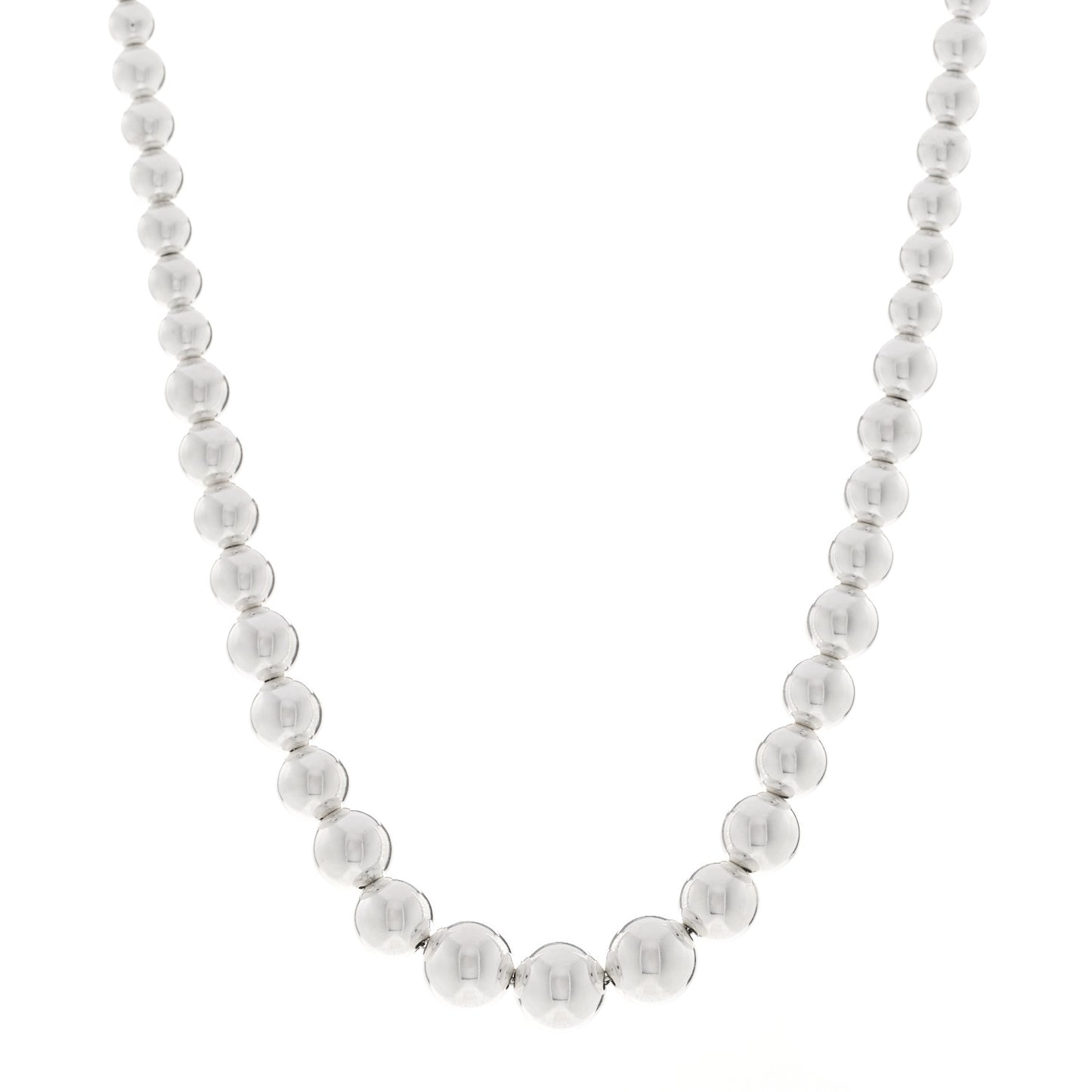 Sterling Silver HardWear Graduated Ball Necklace